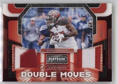 2020 Panini Playbook Double Moves Relics Red /25 Chris Godwin #DM-CG - Image 1 of 2