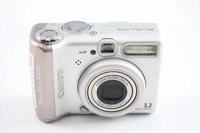 Canon Powershot A510 Digital Compact Camera Working w/ 4x Optical Zoom  - Image 1 of 4