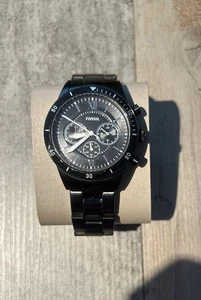 Fossil Uhr Edelstahl - Schwarz - Bild 1 von 3