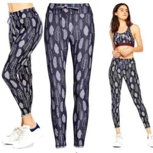 The Upside Trainingsleggings dunkelblau Gypsy Federdruck Damen XS bestickt - Bild 1 von 7