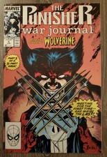 Punisher War Journal 6 1st Punisher Vs Wolverine- Jim Lee Direct Edition