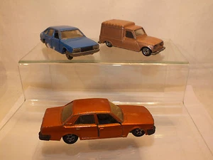 SET 3 AUTOS NOREV JETCAR TALBOT 1510 RENAULT R4 UND ALFA 6 - Bild 1 von 1