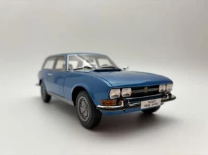 Bos 1:18 Peugeot Break Riviera Blue 1971 Resin Unopenable car model - Picture 1 of 11
