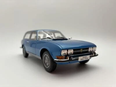 Bos 1:18 Peugeot Break Riviera Blue 1971 Resin Unopenable car model - Image 1 of 4