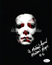 MICHAEL LERNER HALLOWEEN AUTO SIGNED 8x10 PHOTO! JSA COA MICHAEL MYERS H6 HORROR