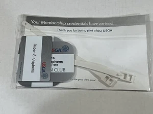 USGA Golf Member Credentials Robert Ali Stephens Champion Club 2015 2016 Rare - Picture 1 of 2