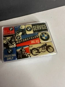 BMW Motorcycle Magnet 9x Set Whiteboard Büro Kühlschrank Original Lizenzprodukt - Bild 1 von 2