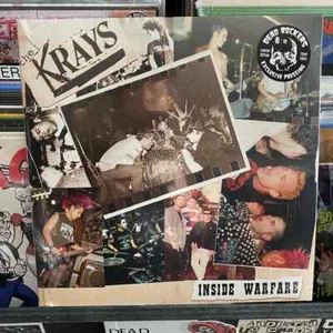 The Krays - Inside Warefare LP New Vinyl Exclusive Clear Reissue Punk Oi! NY - Picture 1 of 1