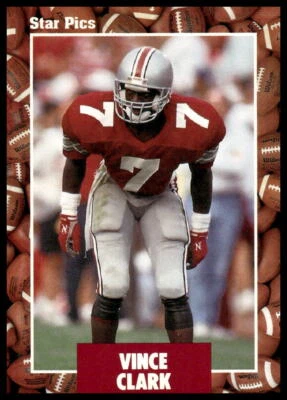 1991 Star Pics #77 Vinnie Clark - Image 1 of 2