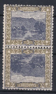 Barrido del Sarre 1921 Michel no 53 III o 53 IV piezas maravillosas - Imagen 1 de 3