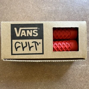 Cult BMX / Vans Waffle Sole Flangeless Grips - Bright Red - Picture 1 of 3