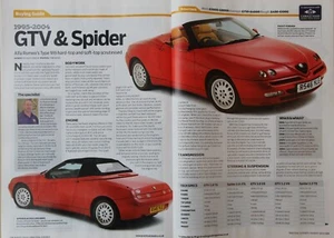 Original PC 2012 Buying Guide extracted mag article: ALFA ROMEO GTV & SPIDER - Imagen 1 de 1