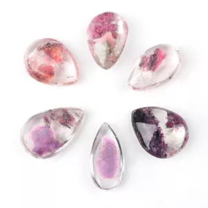 1X Crystal Purple Ghost Phantom Quartz Energy Chakra Specimen Healing Stone Rock - Picture 1 of 6