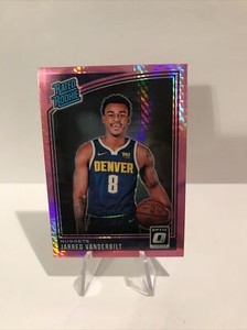 2018-19 Donruss Optic Hyper Pink #151 Jarred Vanderbilt RR Denver Nuggets