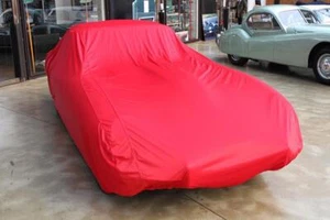 Movendi Vollgarage Car-Cover Indoor Satin Red für Jaguar E-Type 2+2 - Picture 1 of 2