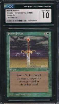 Legends Storm Seeker CGC 10 Graded Magic MTG (8015) -magicgraders- - Image 1 of 3