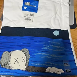 T-Shirt Uniqlo x KAWS weiß 2023 US Größe XXLarge (Asien Größe 3XL) - Bild 1 von 4
