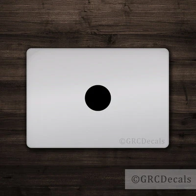 Circle Cover - Mac Apple Logo Cover Laptop Vinyl Decal Sticker Macbook - Image 1 of 2