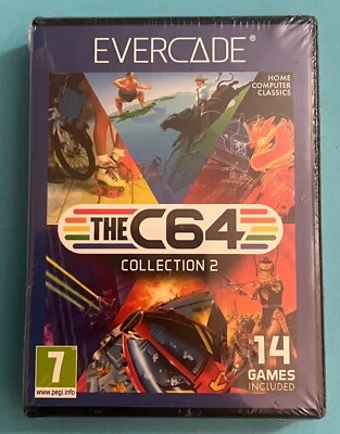 #C02 'THE C64 COLLECTION 2 CARTRIDGE' For BLAZE EVERCADE SYSTEMS. NEW & SEALED! - Image 1 of 2