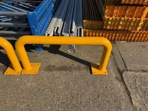 Pallet Racking Protection Barriers. L1120mm x H420mm. Yellow - Picture 1 of 3