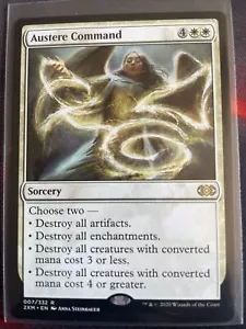 Magic The Gathering Austere Command Double Masters 007/332 Regular Raro - Imagen 1 de 2