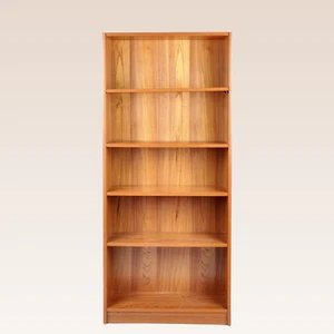 Vintage Danish Teak Open Bookcase Mid Century Bookshelves Tall Slim MCM - Picture 1 of 5
