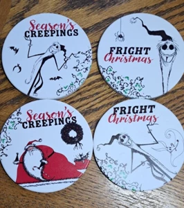 Nightmare Before Xmas Ceramic Coasters - Picture 1 of 7