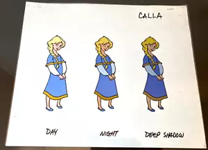 Gummibären (1985) Prinzessin Calla Originalmodellproduktion Cel Disney Animation - Bild 1 von 3