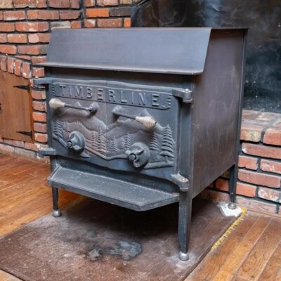 Estufas de leña Timberline pies de bola de acero cromado Foto 1 de 4