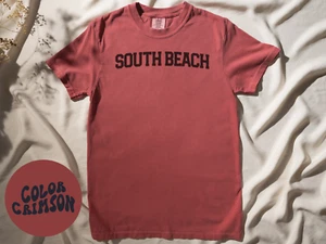 South Beach Fl Florida Moving Away Shirt Gifts T-Shirt Short Sleeve Tee Unisex - Picture 1 of 6