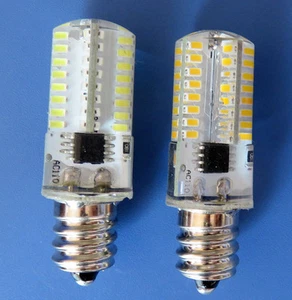 E12 Candelabra C7 LED Bulb Fit Sewing Machine 64-3014 SMD Light Silicone #1 - Picture 1 of 5