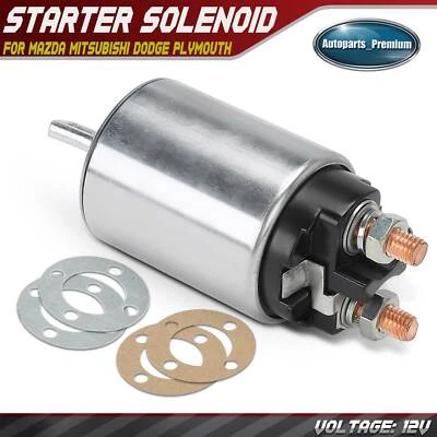Interruptor solenoide relé de arranque 12V para Mazda Mitsubishi Dodge Plymouth Volkswagen Foto 1 de 4
