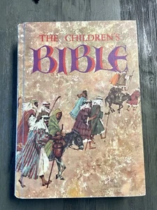 The Children's Bible Golden Press Illustrated Old & New Testaments Hardcover - Picture 1 of 6