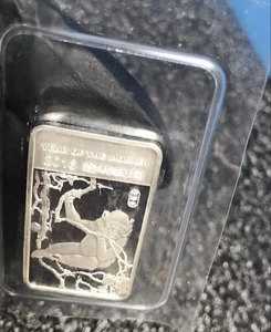 AÑO DEL MONO 2016, BARRA DE ARTE DE PLATA, MEDIA ONZA, ¡PLATA .999! - Imagen 1 de 7