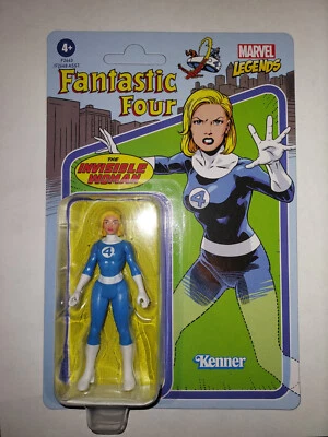 Marvel Legends Retro Coll Fantastic Four Mujer Invisible 3.75" NUEVO SIN PERFORAR ENVÍO $3 Foto 1 de 2