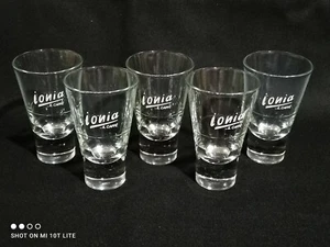 5 BICCHIERI IONIA CAFFE VETRO VINTAGE - Imagen 1 de 4