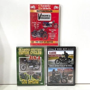 Classic Motorcycles Of The World 3 DVD Bundle including Best Of British Bikes - Imagen 1 de 5