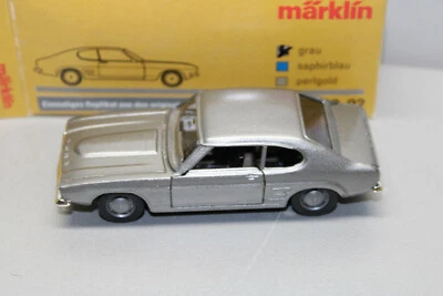 Märklin 18103-02 Ford Capri Argento - Grigio 1:43 Conf. Orig. - Immagine 1 di 2