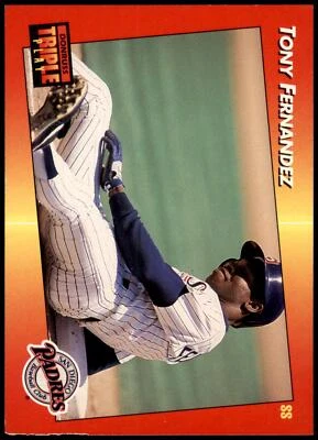 Tony Fernandez #165 1992 Triple Play - Image 1 of 2