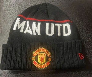 Manchester United Football New Era Cuff Embroidered Beanie Adult Hat Cap - Picture 1 of 20