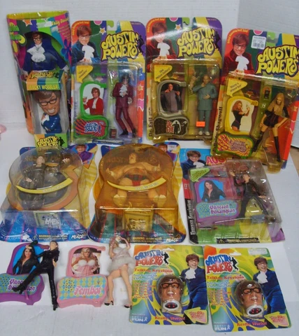 HUGE AUSTIN POWERS MOVIE FIGURE LOT NEW & LOOSE SET McFarlane Toys 1999 Cover