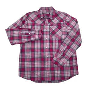 Under Armour Western Plaid Shirt Long Sleeve Button Up XL - Picture 1 of 7