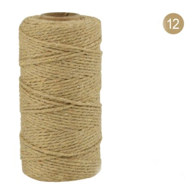 Color Cotton String Packaging String 2mm Gift Two-Strand Color Tapestry Rope DIY - Image 1 of 4