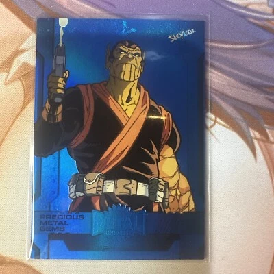 2024 Marvel Metal Universe Avengers Skrulls #9 Blue PMG 06/50 - Image 1 of 3