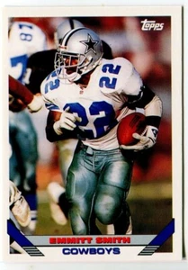 1993 Topps #100 Emmitt Smith Dallas Cowboys - Imagen 1 de 2