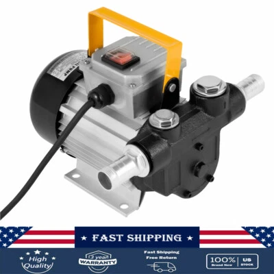 Bomba de aceite eléctrica de motor comercial 110 V 550 W bomba de transferencia autocebante 16 GPM Foto 1 de 4