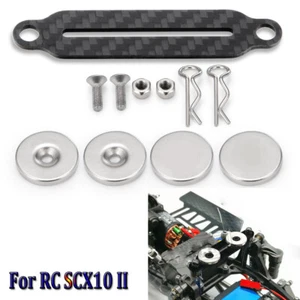 Soporte magnético de montaje en poste de carrocería de fibra de carbono para 1/10 RC SCX10 II AX90046 - Imagen 1 de 8