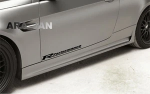 Racing Performance Sport Vinyl Decal sticker car logo auto door emblem 2 pcs - Picture 1 of 5