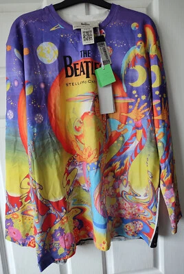 Camiseta Stella McCartney Beatles Get Back Print LS Multicolor S PVP £415 NUEVA CON ETIQUETAS Foto 1 de 4