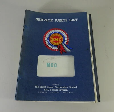 Catalogo Ricambi / Spare Parts List BMC MG C Roadster + Gt Corpo Stand 1965 - Immagine 1 di 4